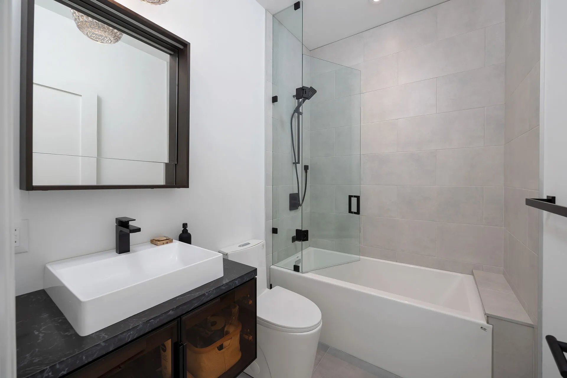 Stone & Glass Bath — Toronto