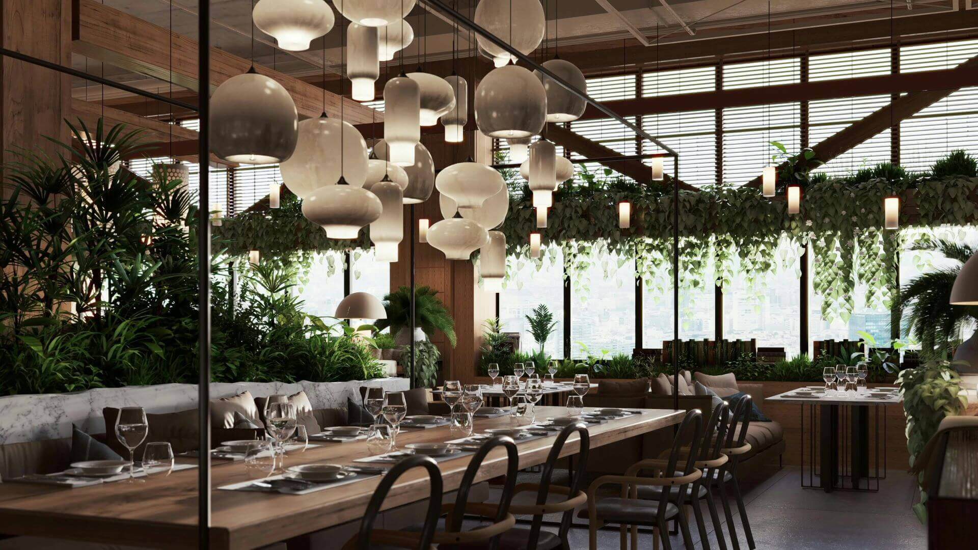 Commercial restaurant build-out project in Toronto